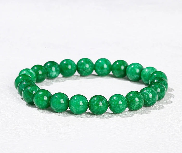 Bracelet Calcédoine Verte