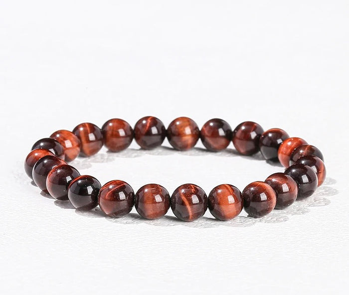 Bracelet Œil de Tigre Rouge