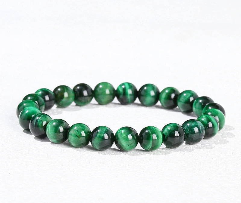 Bracelet Œil de Tigre Vert