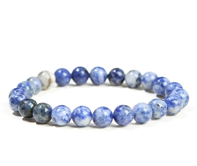 Bracelet Pierre Bleue Mouchetée