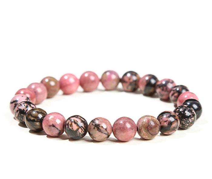 Bracelet Rhodonite Veinée