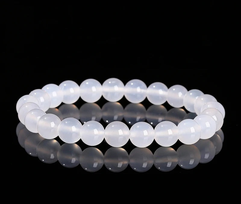 Bracelet Agate Blanche