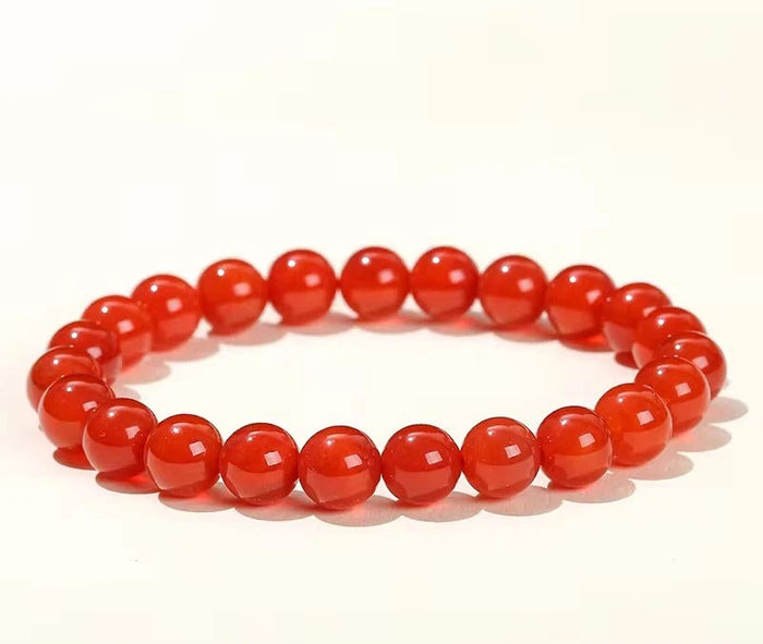 Bracelet Agate Rouge Foncé